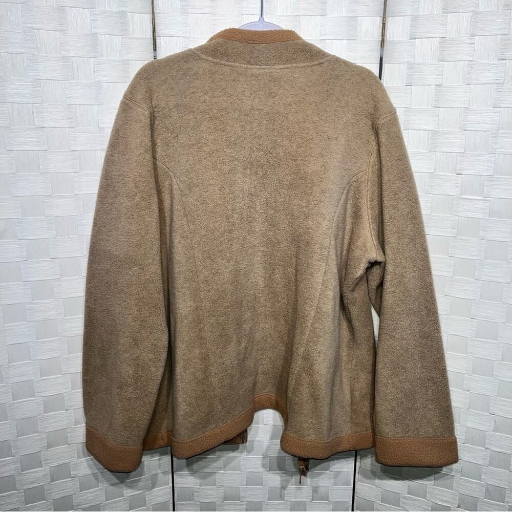 Disney Parks Disneyland Resort Women’s Fleece Beige Full Zip Sweatshirt Size 2X - Picture 13 of 13
